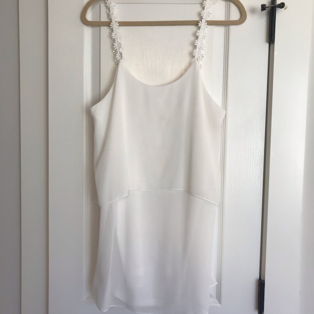 White sundress size S with tags
